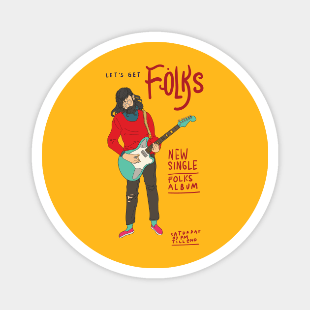 Folks Magnet by Music Lover